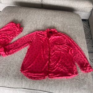 Kate Spade Red Lip Pattern Pajamas